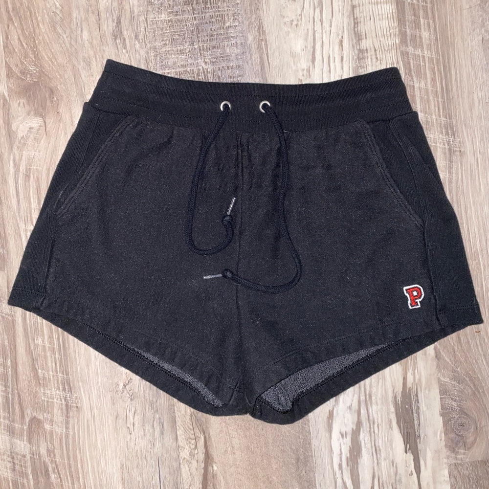 PINK Black Pajama Shorts - Size XS